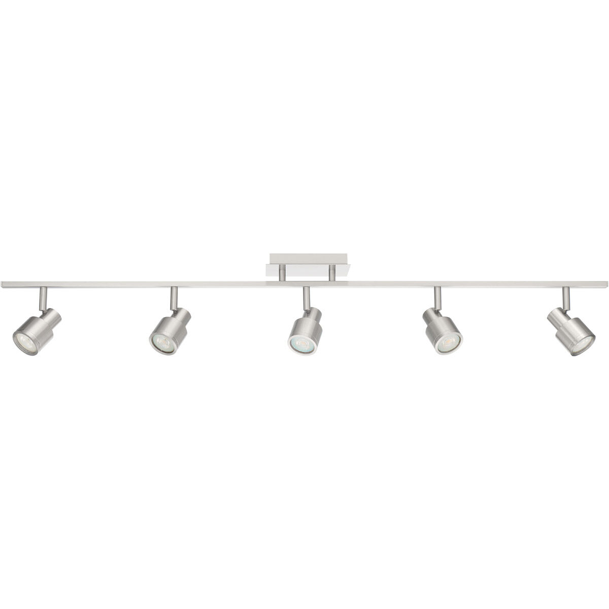 Lincoln 5 Light 120 Brushed Steel Track Ceiling Light